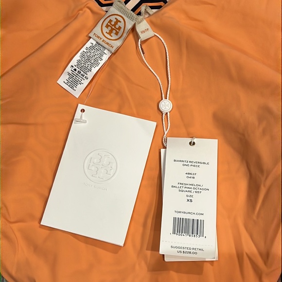 Tory Burch Biarritz Reversible One Piece - Picture 16 of 16